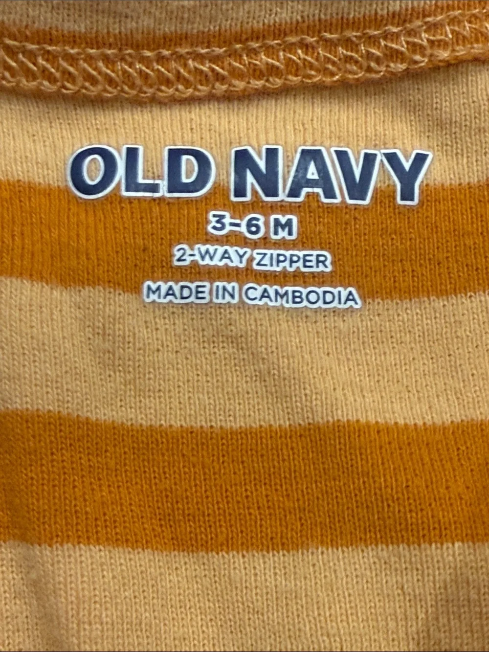 Old Navy Halloween baby sleeper size 3-6 months .